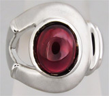 Кольцо с родолитом гранатом-кабошоном!   