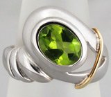Кольцо с сочно-зеленым перидотом!   